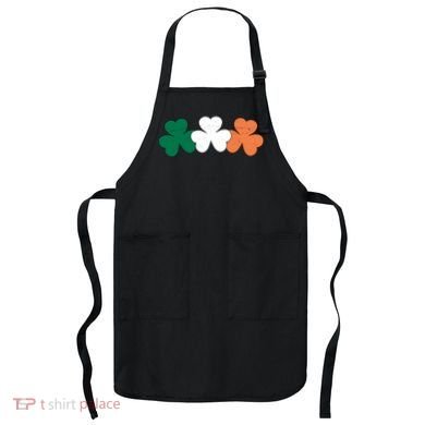 Irish Lucky Shamrock St Patrick Apron