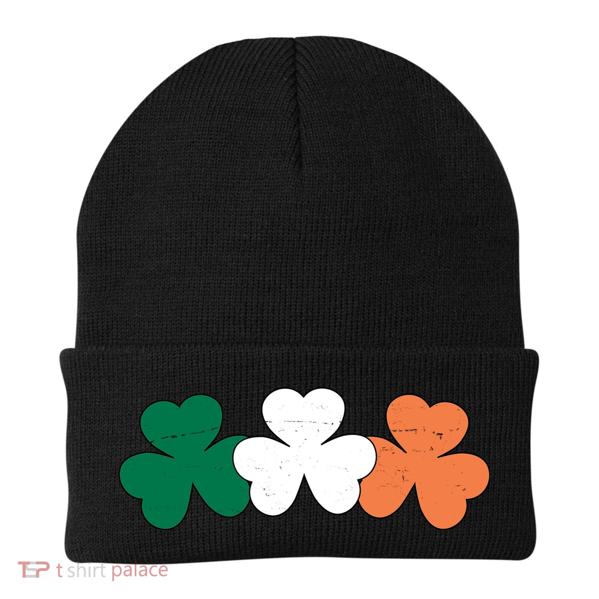 Irish Lucky Shamrock St Patrick Beanie