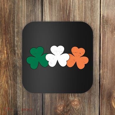 Irish Lucky Shamrock St Patrick Coaster
