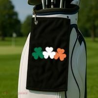 Irish Lucky Shamrock St Patrick Golf Towel thumb 2