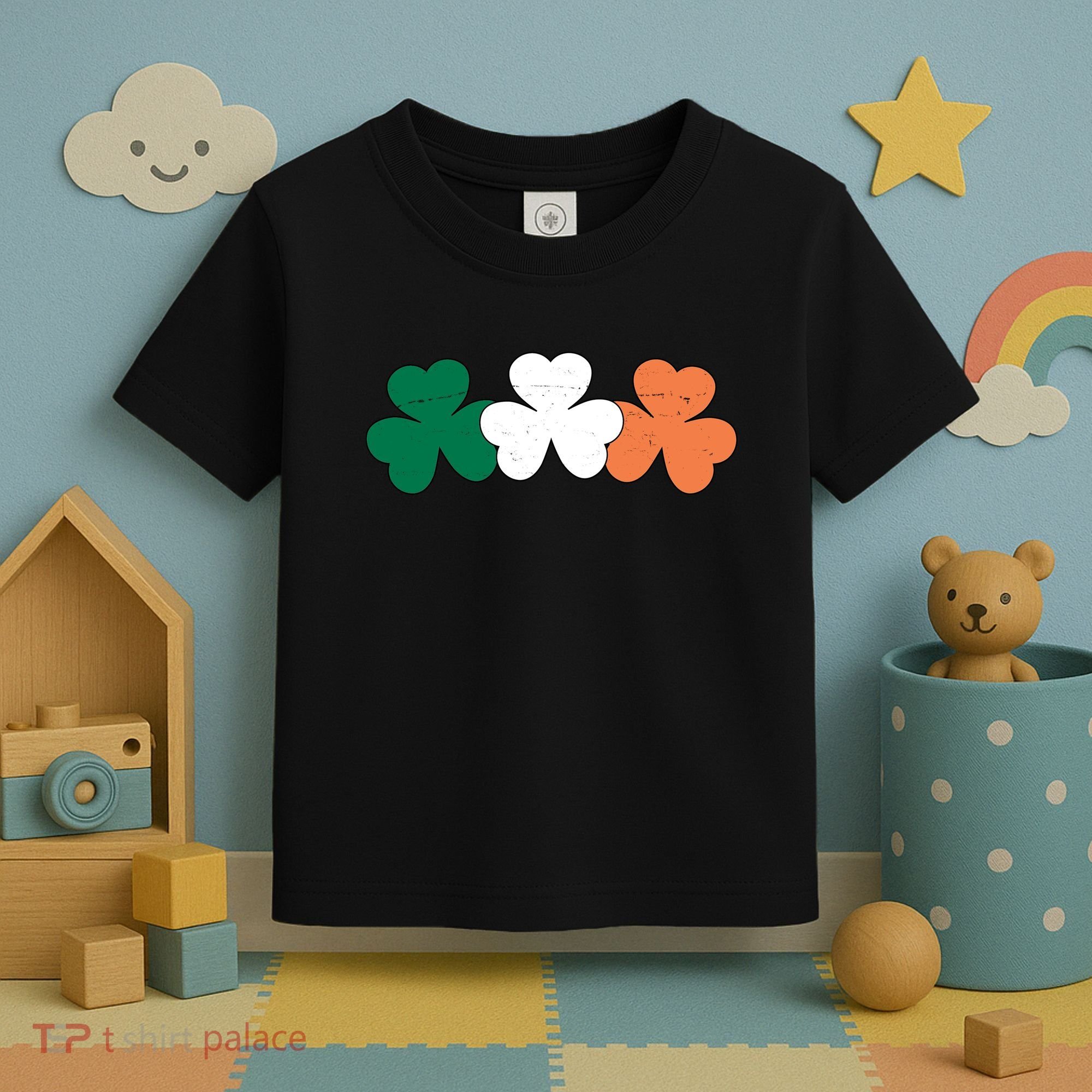 Irish Lucky Shamrock St Patrick Toddler T-Shirt