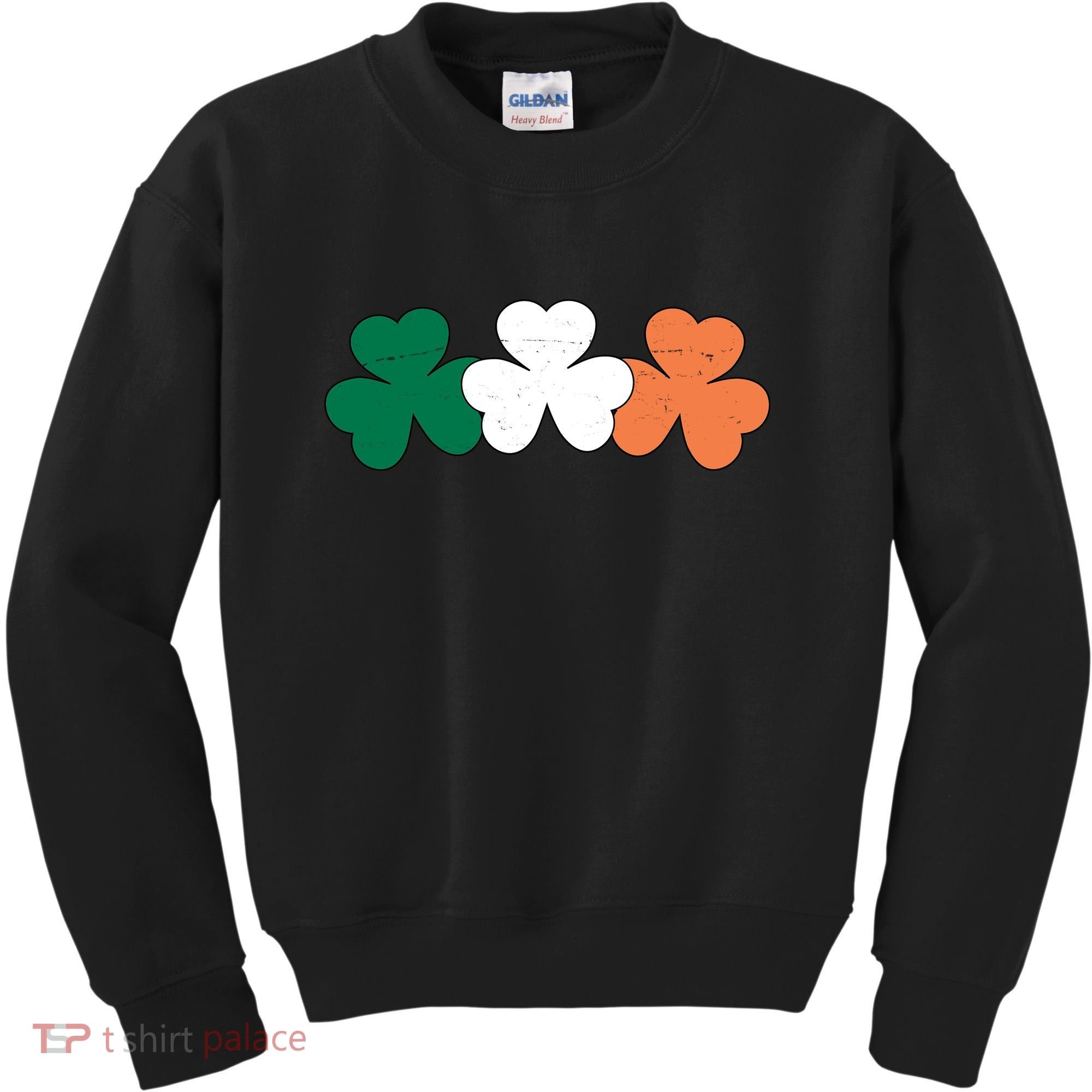 Irish Lucky Shamrock St Patrick Kids Sweatshirt
