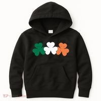 Irish Lucky Shamrock St Patrick Kids Hoodie thumb 0