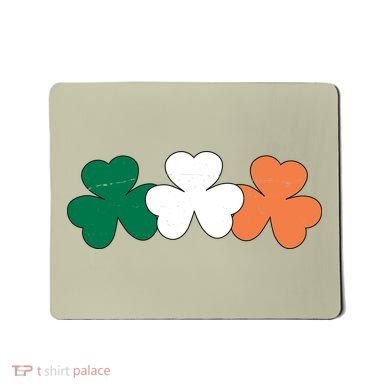 Irish Lucky Shamrock St Patrick Mousepad