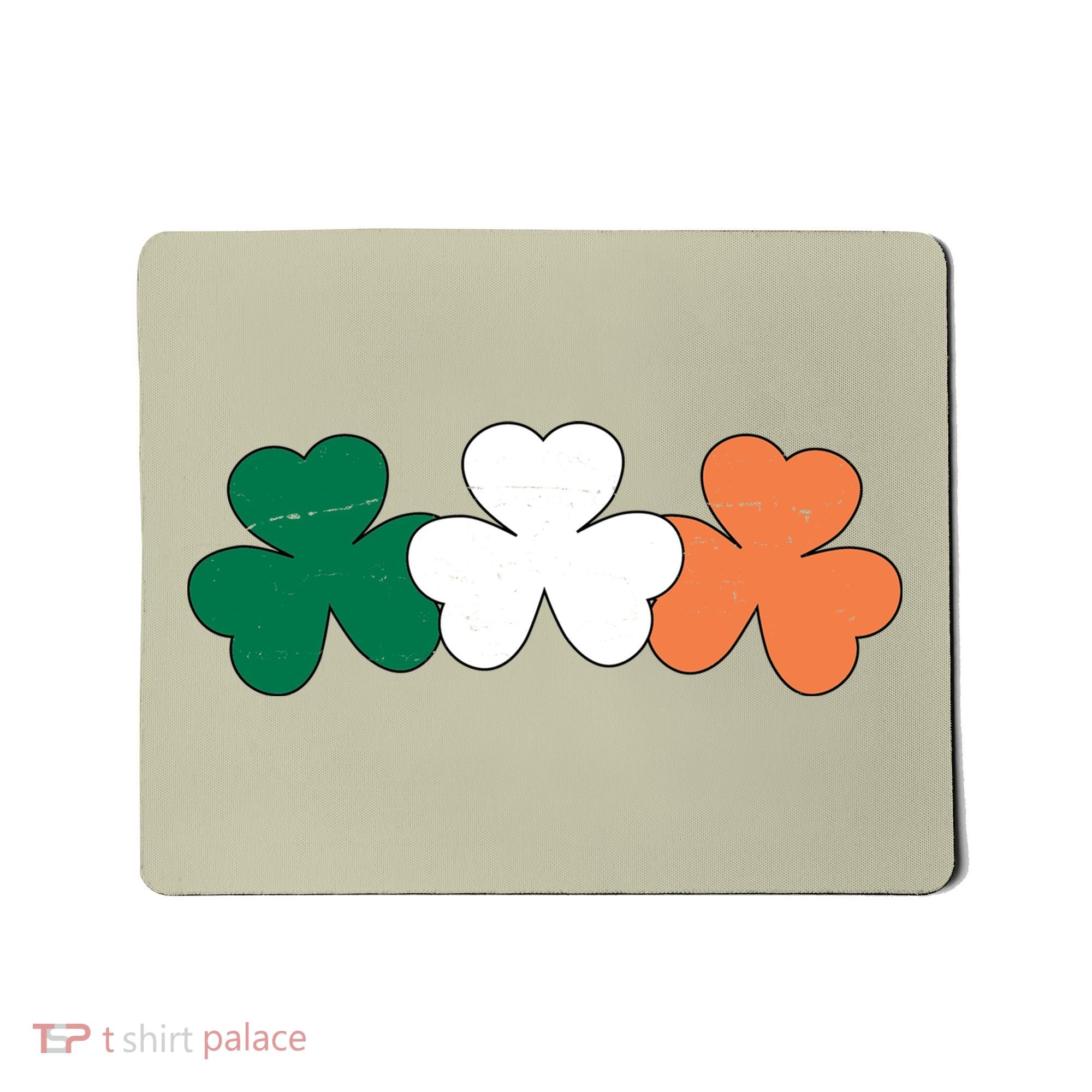 Irish Lucky Shamrock St Patrick Mousepad