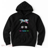 I Love Someone Rare Zebra Messy Bun Rare Disease Awareness Hoodie thumb 0