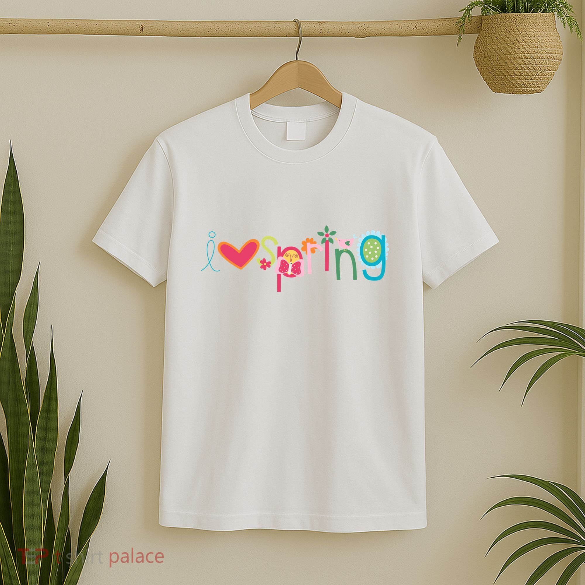 I Love Spring Colorful T-Shirt