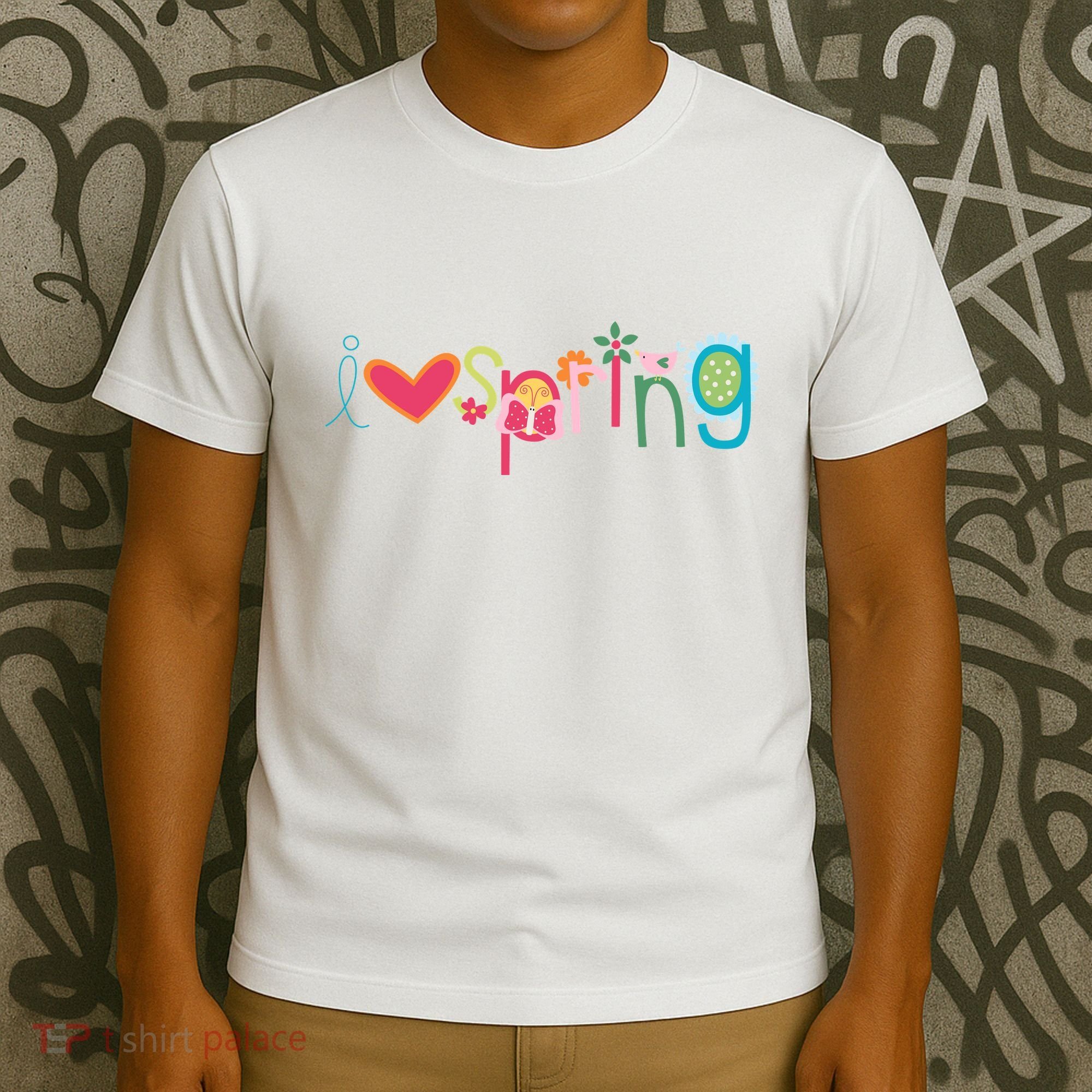 I Love Spring Colorful T-Shirt