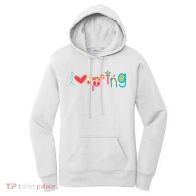 I Love Spring Colorful Women's Hoodie