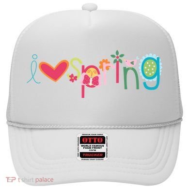I Love Spring Colorful Hat