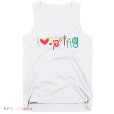 I Love Spring Colorful Tank Top