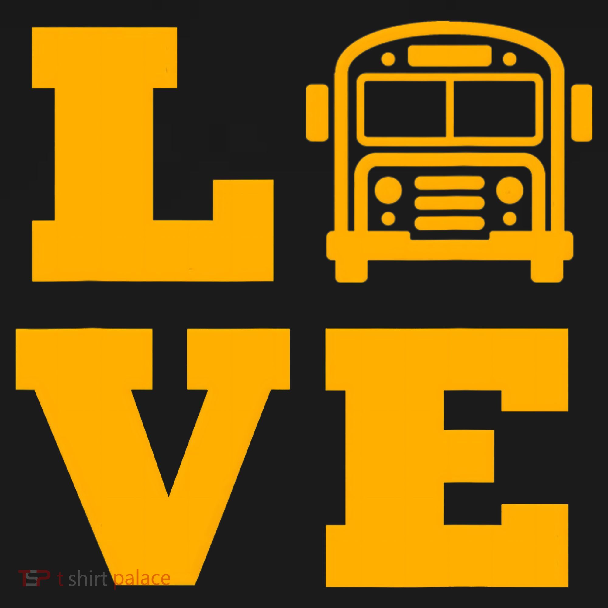 I Love School Buses, School Bus Lovers Ornament