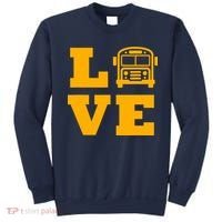 I Love School Buses, School Bus Lovers Sweatshirt thumb 0