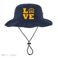 I Love School Buses, School Bus Lovers Bucket Hat thumb 0