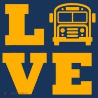 I Love School Buses, School Bus Lovers Women's Hoodie thumb 2