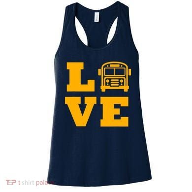 I Love School Buses, School Bus Lovers Women's Tank Top