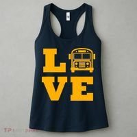 I Love School Buses, School Bus Lovers Women's Tank Top thumb 3