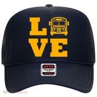 I Love School Buses, School Bus Lovers Hat thumb 0