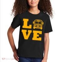 I Love School Buses, School Bus Lovers Kids T-Shirt thumb 2