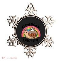 I Love Sloths Snails Positive Sayings Quotes About Life Funny Gift Ornament thumb 0