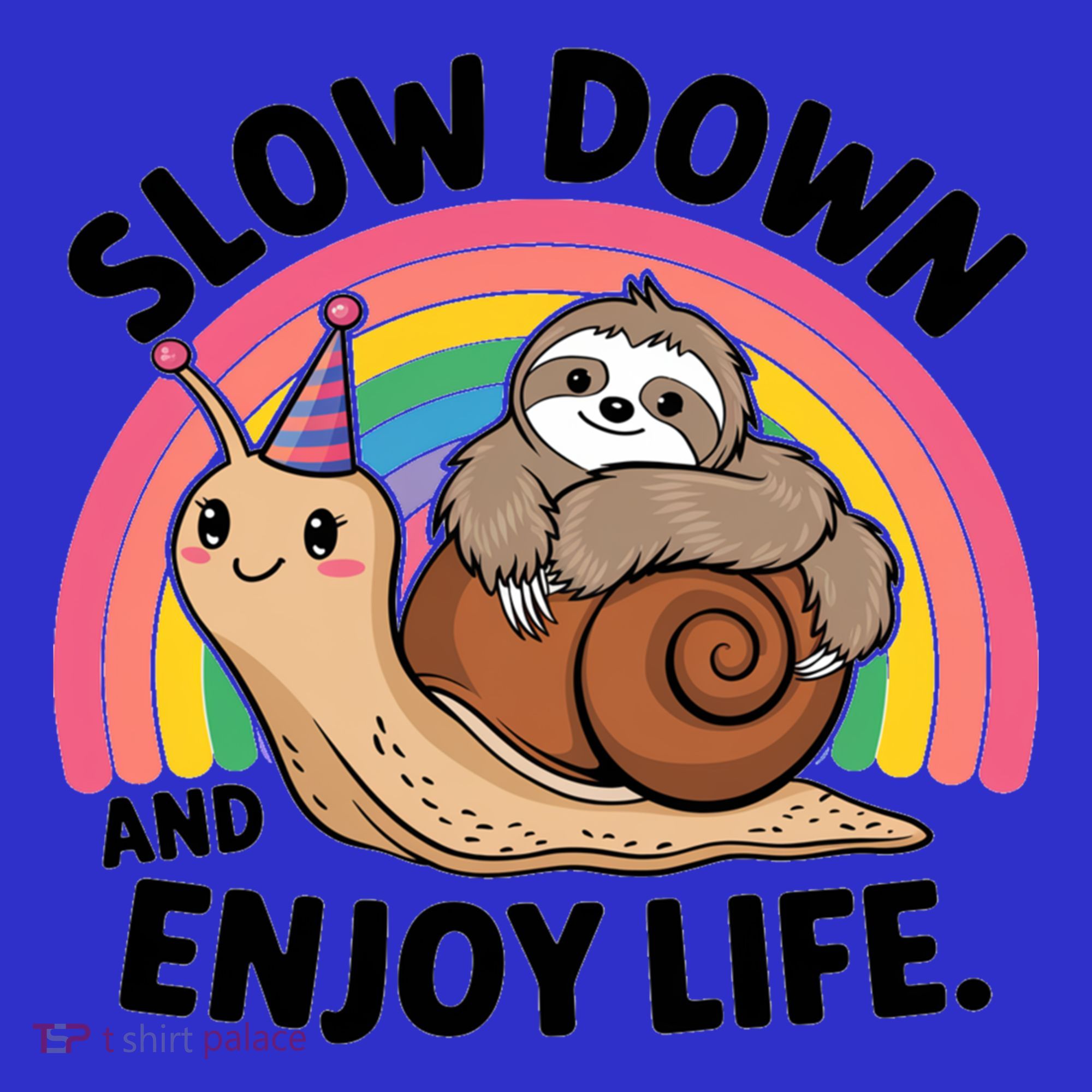 I Love Sloths Snails Positive Sayings Quotes About Life Funny Gift T-Shirt