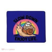 I Love Sloths Snails Positive Sayings Quotes About Life Funny Gift Mousepad thumb 0