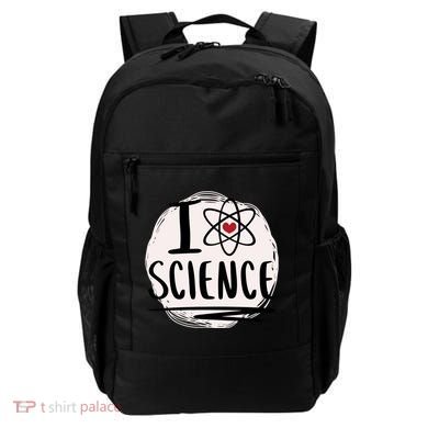 I Love Science L Cool Scientist Theme Graphic Meaningful Gift Backpack