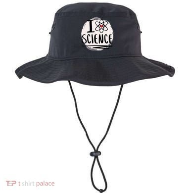 I Love Science L Cool Scientist Theme Graphic Meaningful Gift Bucket Hat