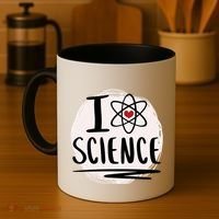 I Love Science L Cool Scientist Theme Graphic Meaningful Gift Coffee Mug thumb 4
