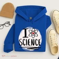 I Love Science L Cool Scientist Theme Graphic Meaningful Gift Hoodie thumb 4