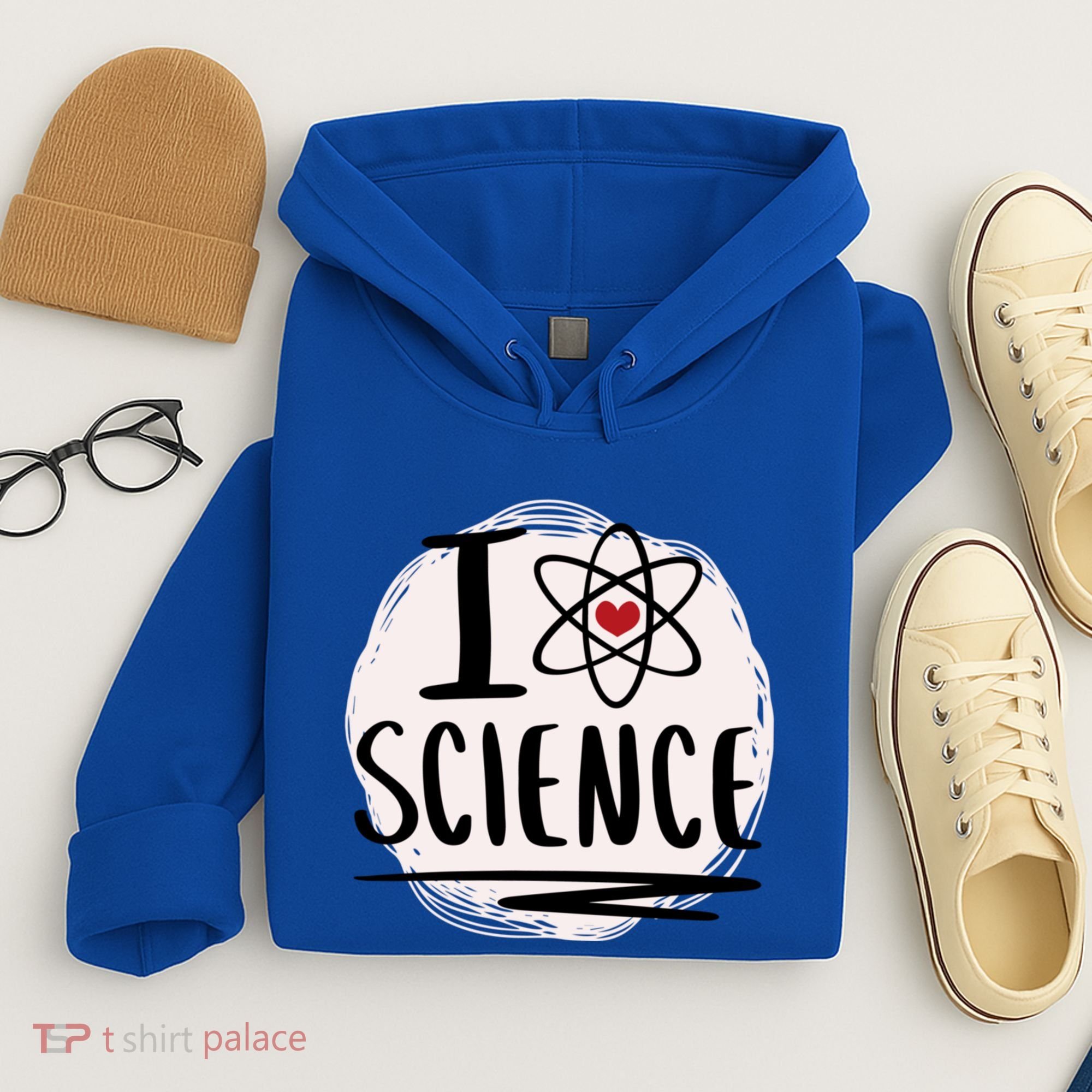 I Love Science L Cool Scientist Theme Graphic Meaningful Gift Hoodie