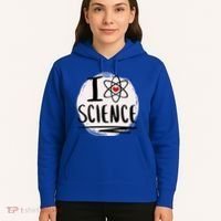 I Love Science L Cool Scientist Theme Graphic Meaningful Gift Hoodie thumb 5