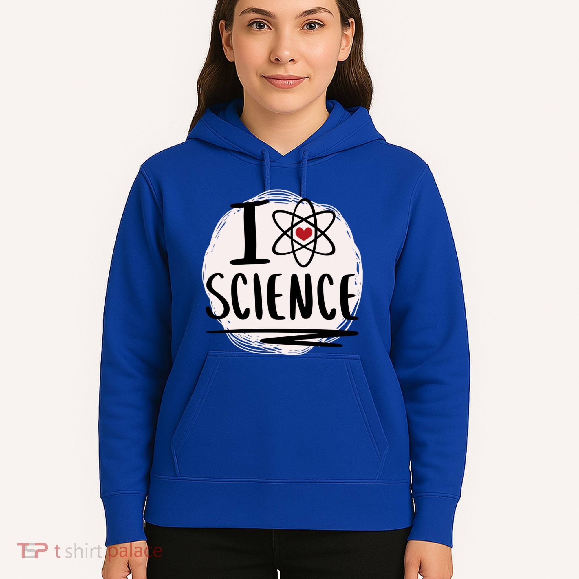 I Love Science L Cool Scientist Theme Graphic Meaningful Gift Hoodie
