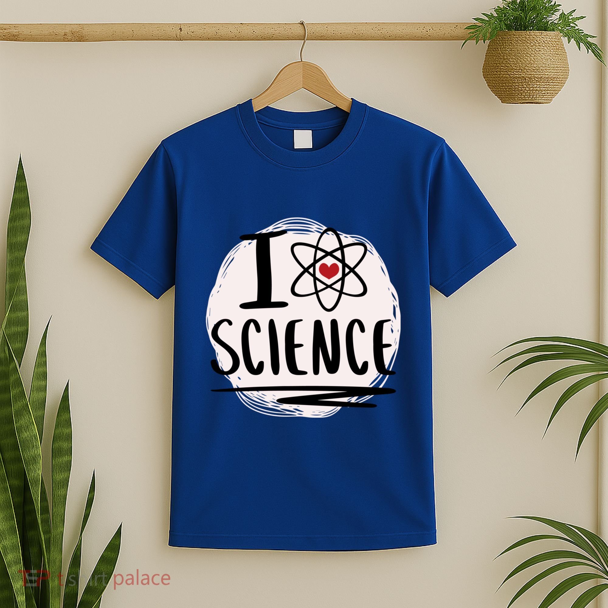 I Love Science L Cool Scientist Theme Graphic Meaningful Gift T-Shirt