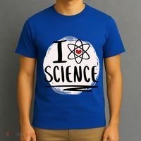 I Love Science L Cool Scientist Theme Graphic Meaningful Gift T-Shirt thumb 3