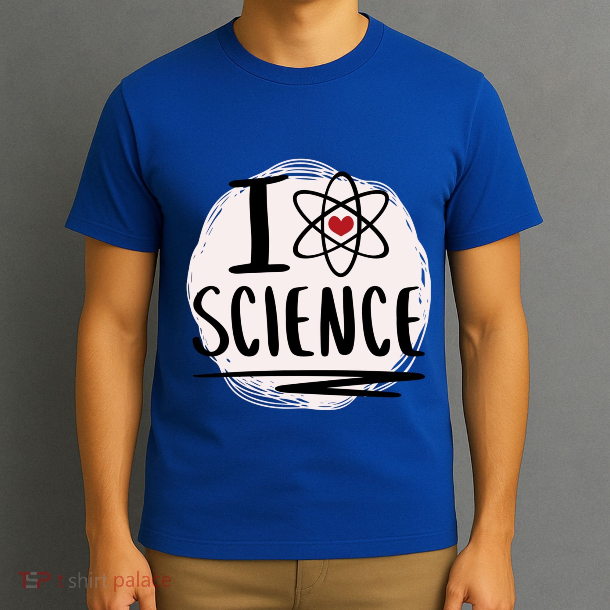 I Love Science L Cool Scientist Theme Graphic Meaningful Gift T-Shirt
