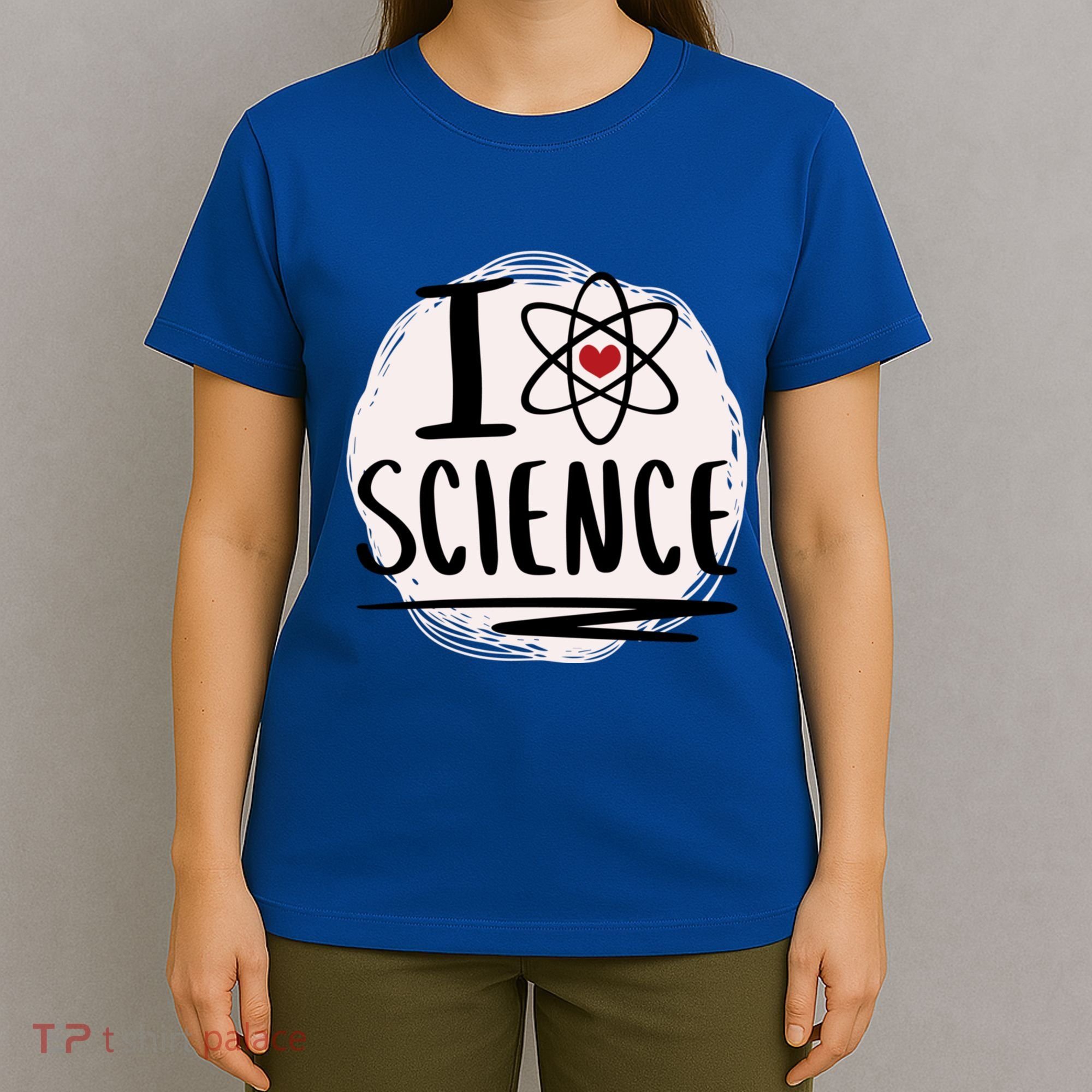 I Love Science L Cool Scientist Theme Graphic Meaningful Gift T-Shirt