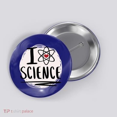 I Love Science L Cool Scientist Theme Graphic Meaningful Gift Button