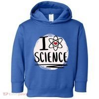 I Love Science L Cool Scientist Theme Graphic Meaningful Gift Toddler Hoodie thumb 0