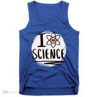 I Love Science L Cool Scientist Theme Graphic Meaningful Gift Tank Top thumb 0