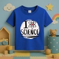 I Love Science L Cool Scientist Theme Graphic Meaningful Gift Toddler T-Shirt thumb 3