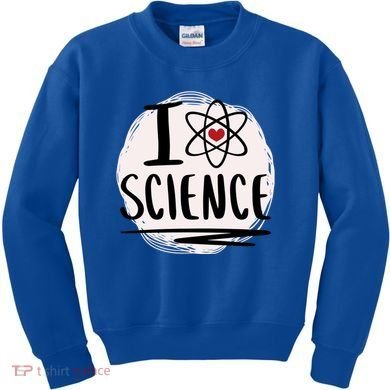 I Love Science L Cool Scientist Theme Graphic Meaningful Gift Kids Sweatshirt