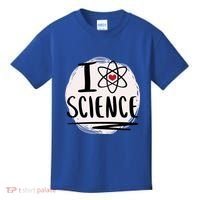 I Love Science L Cool Scientist Theme Graphic Meaningful Gift Kids T-Shirt thumb 0