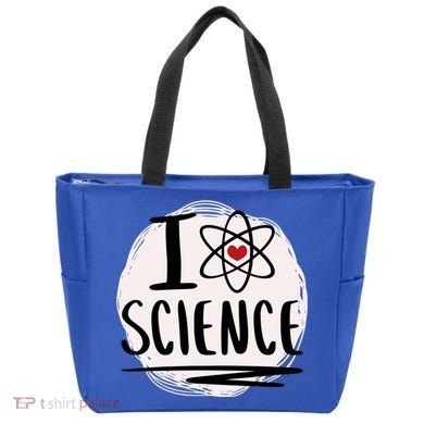 I Love Science L Cool Scientist Theme Graphic Meaningful Gift Tote Bag