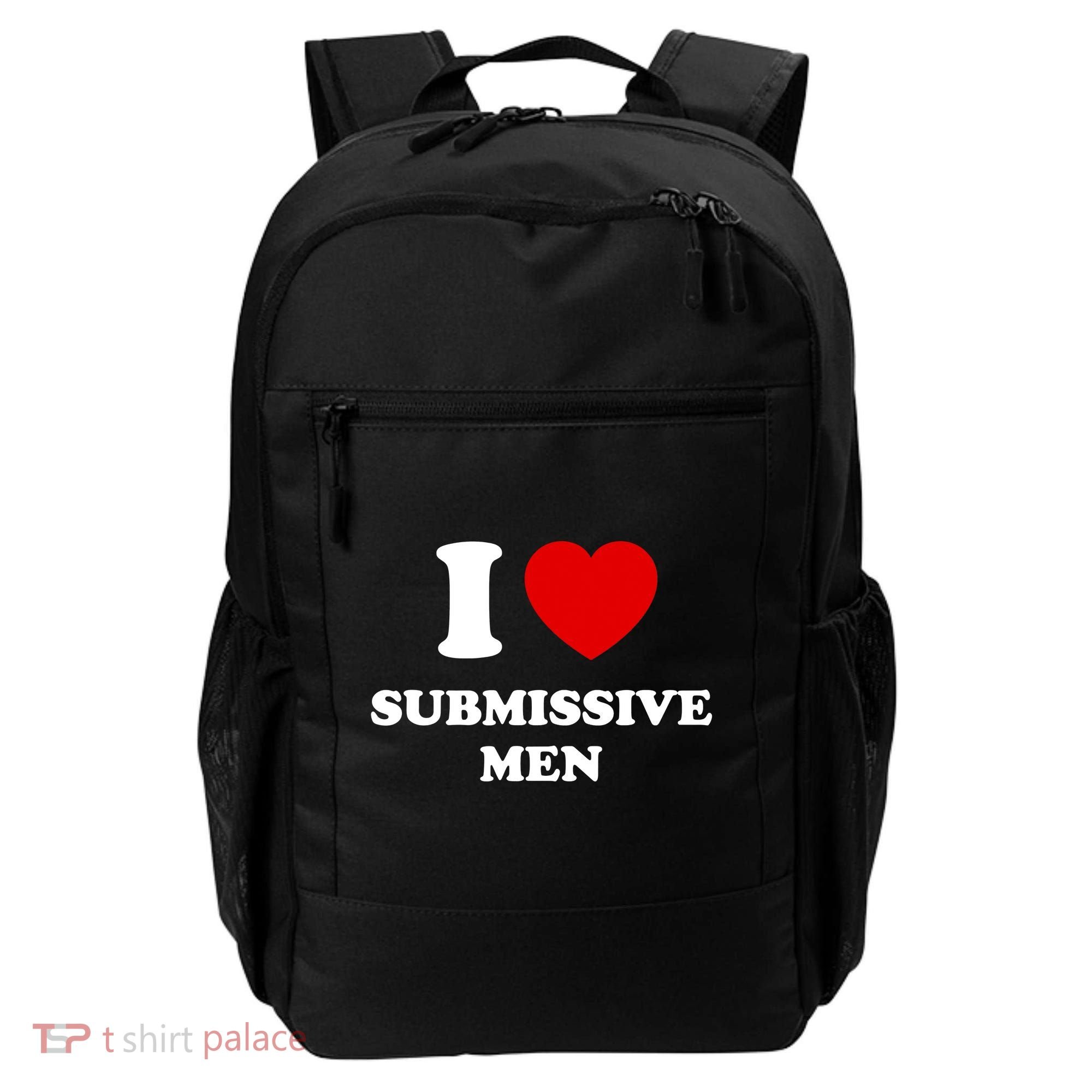 I Love Submissive M.e.n Backpack