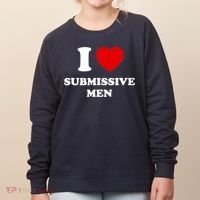 I Love Submissive M.e.n Women's Sweatshirt thumb 0