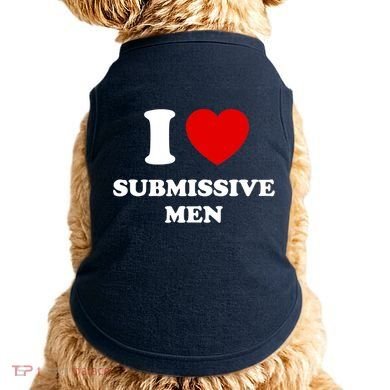 I Love Submissive M.e.n Doggie Tank