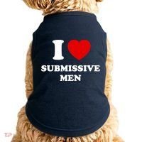 I Love Submissive M.e.n Doggie Tank thumb 0