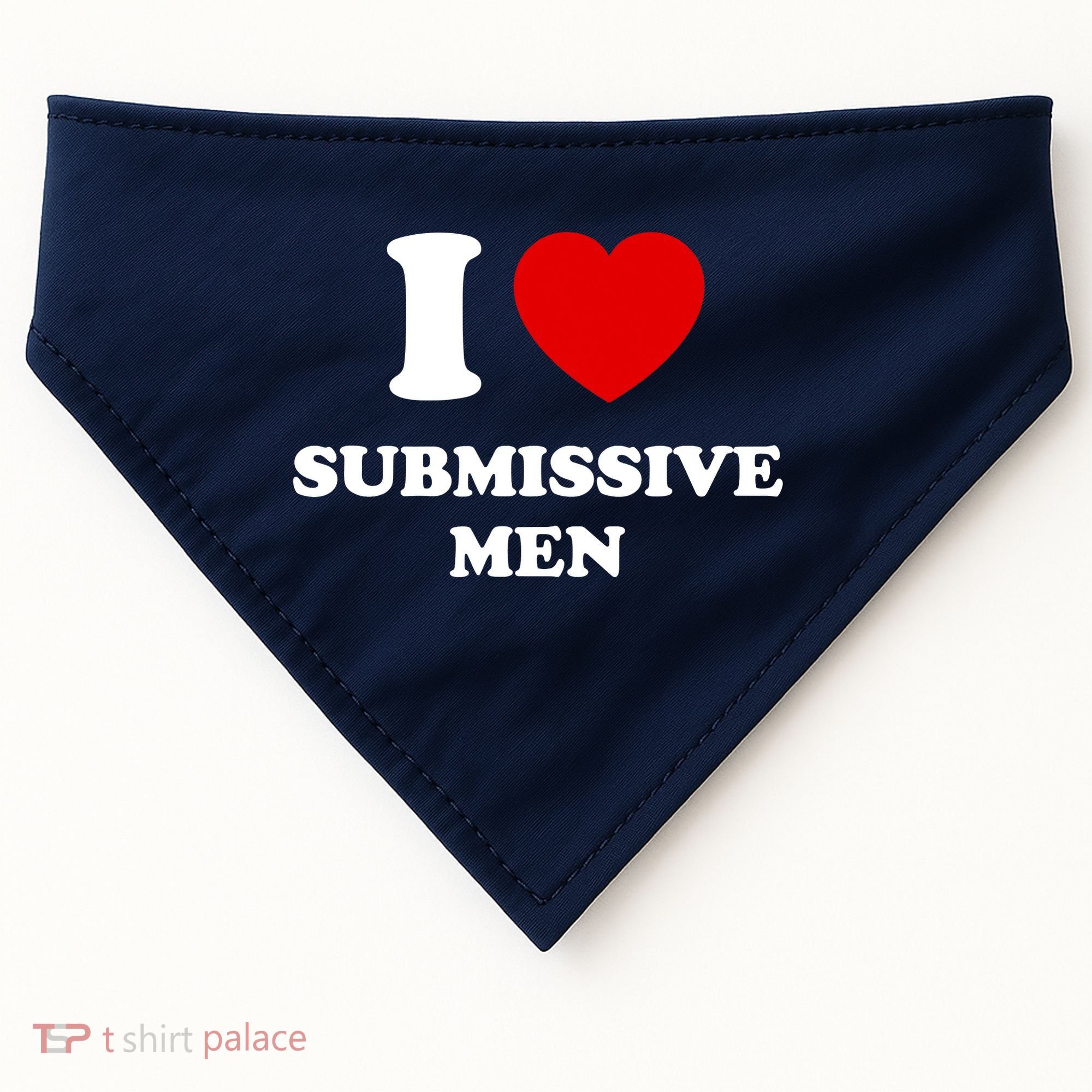 I Love Submissive M.e.n USA-Made Doggie Bandana