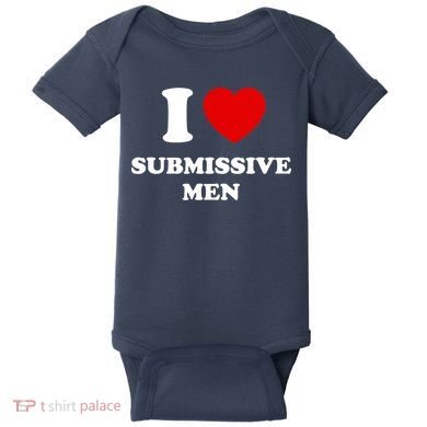 I Love Submissive M.e.n Baby Bodysuit